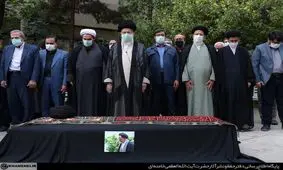 رهبر انقلاب روز دوشنبه بر پیکر حجت‌‌‌الاسلام دعائی نماز میت اقامه کردند/ ویدئو

