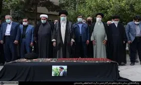 رهبر انقلاب روز دوشنبه بر پیکر حجت‌‌‌الاسلام دعائی نماز میت اقامه کردند/ ویدئو

