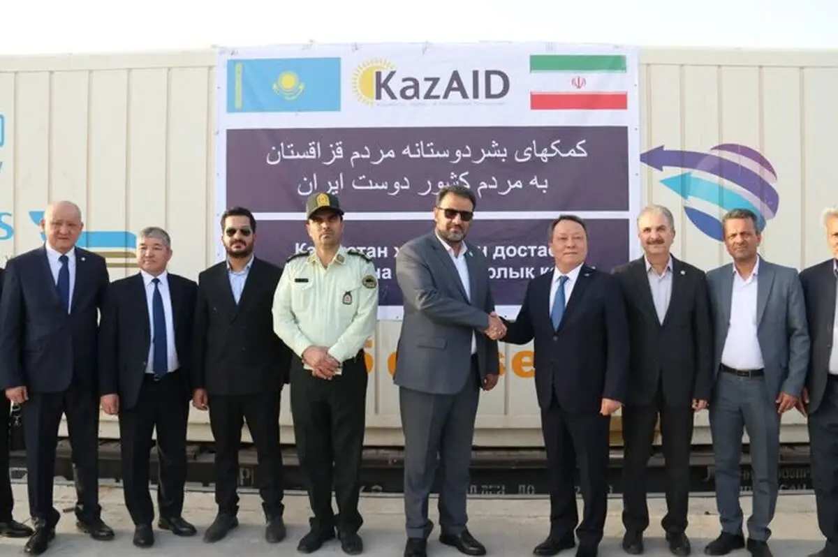 ۳۰ واگن کمک‌های بشردوستانه قزاقستان وارد خراسان رضوی شد
