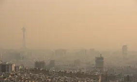 تداوم گرد و خاک در آسمان تهران و غرب کشور 