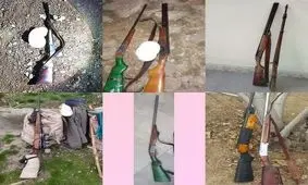 کشف ۱۳ قبضه اسلحه از شکارچیان غیرمجاز در لرستان