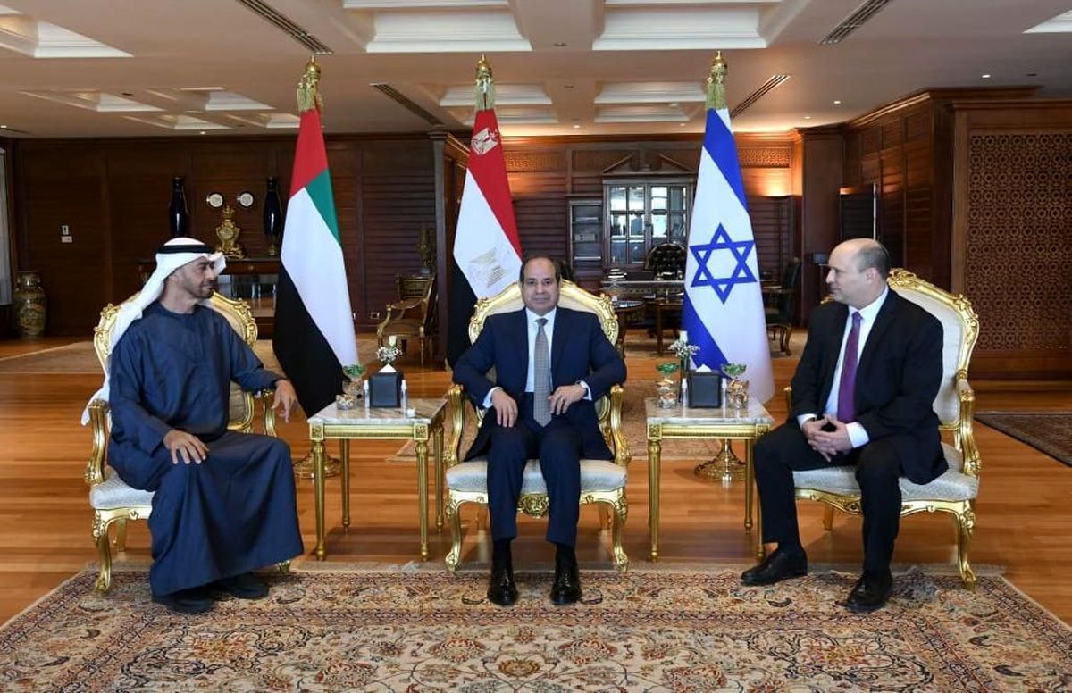 پیشنهاد نخست وزیر اسرائیل به بن زاید و سیسی در شرم الشیخ: تشکیل اتحادی مشابه ناتو برای مقابله با ایران