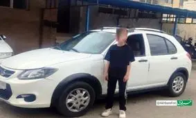 توقیف کوئیک با راننده ۸ ساله در خمینی شهر