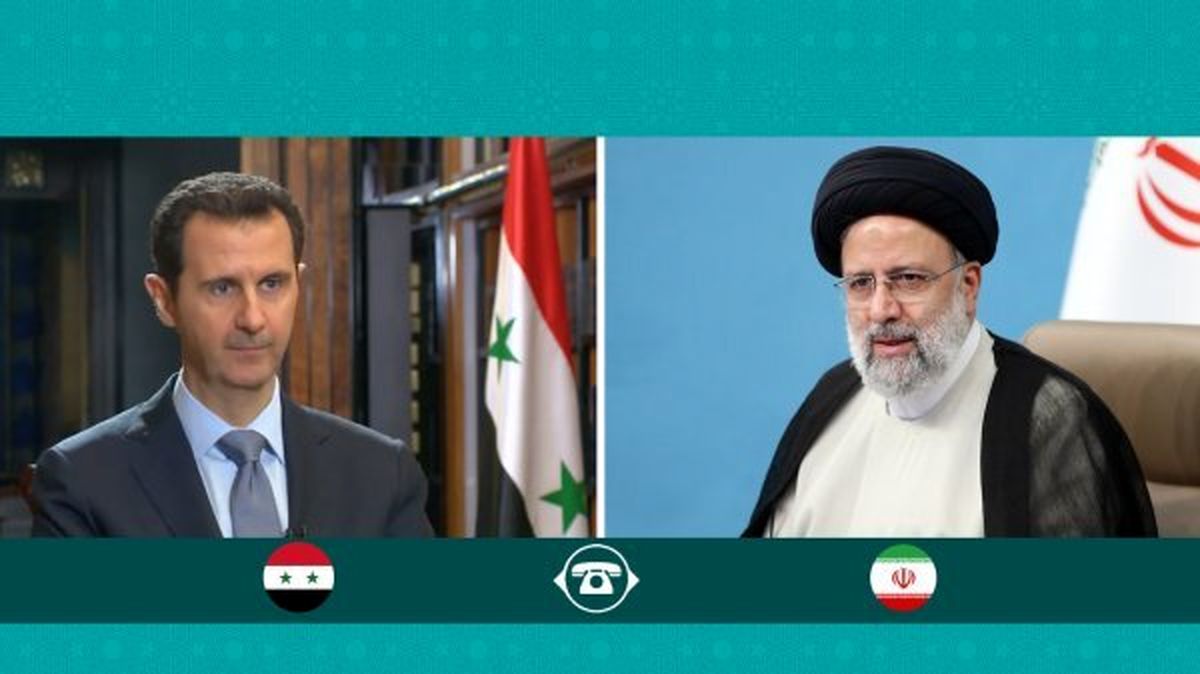 رئیسی با بشار اسد گفت و گو کرد