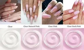 انواع پودر کاشت ناخن