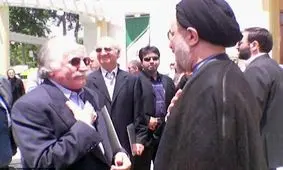 خاطره ابطحی از دیدار محمد خاتمی و استاد فرشچیان