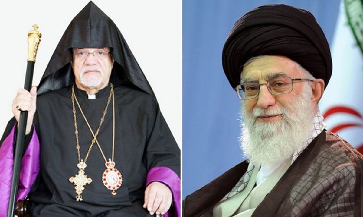 خلیفه ارامنه تهران نوروز ۱۴۰۱ را به رهبر انقلاب تبریک گفت