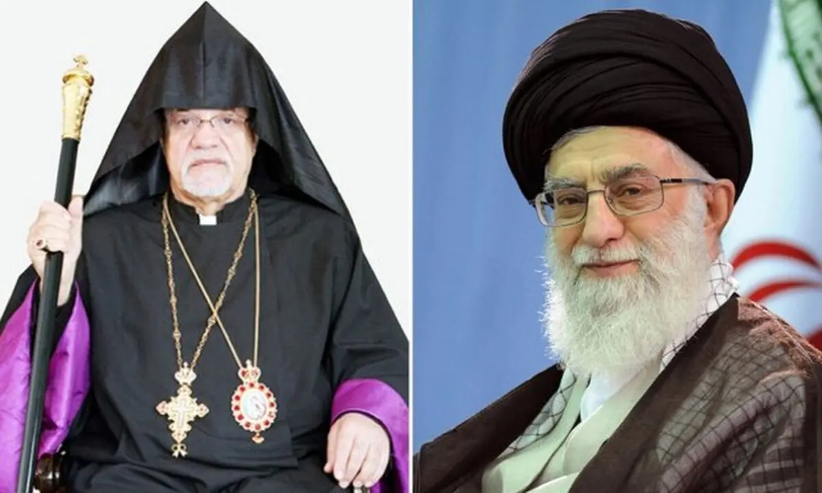 خلیفه ارامنه تهران نوروز ۱۴۰۱ را به رهبر انقلاب تبریک گفت