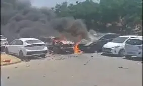 انفجار خودرو در شهر حولون اسرائیل؛ تعدادی کشته و زخمی شدند/ ویدئو