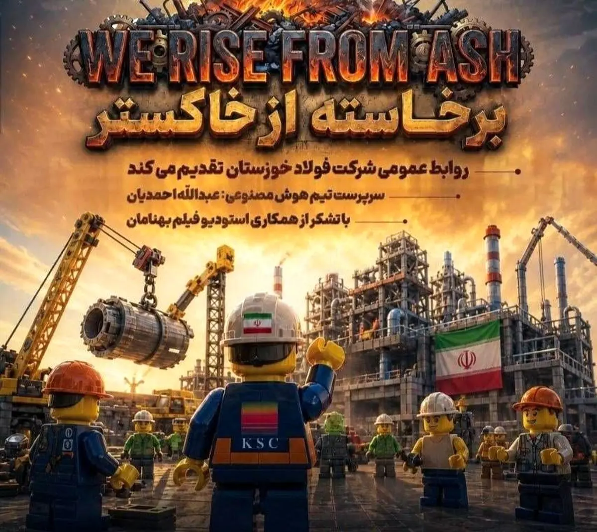 از اسباب‌بازی تا سلاح رسانه‌ای؛ وقتی هوش مصنوعی، قطعات لِگو را به زبان روایت جهانی دفاع ایرانیان تبدیل می‌کند!