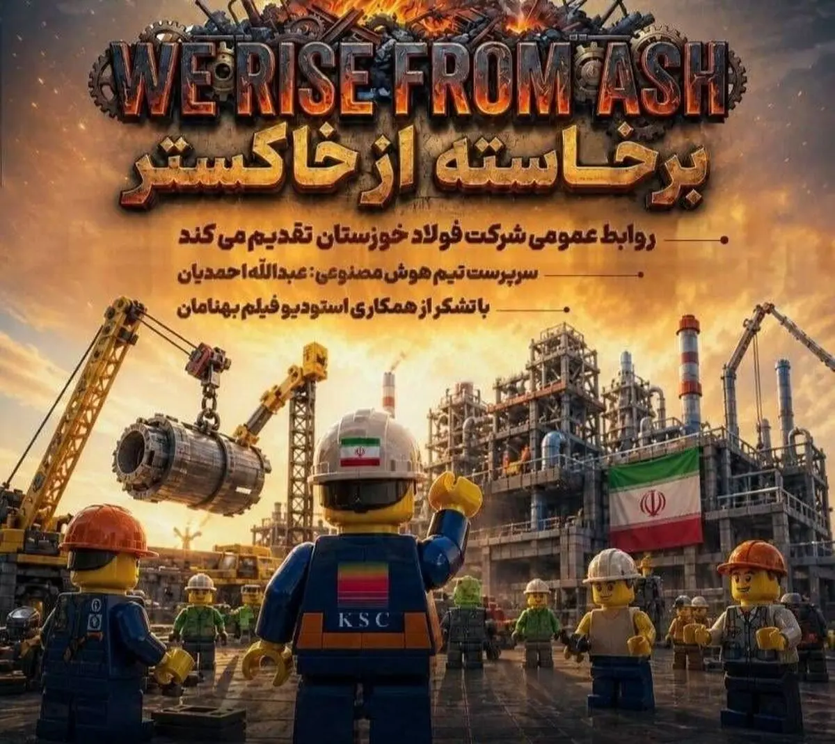 از اسباب‌بازی تا سلاح رسانه‌ای؛ وقتی هوش مصنوعی، قطعات لِگو را به زبان روایت جهانی دفاع ایرانیان تبدیل می‌کند!