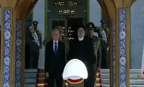 رئیسی از رئیس جمهور عراق در تهران استقبال کرد

