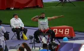 یاسین خسروی دوبار رکورد پرتاب وزنه پارالمپیک را شکست

