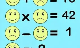 تست ریاضی/ ایموجی غمگین را پیدا کنید؟