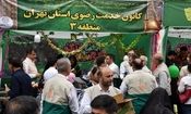 برپایی موکب خادمیاران رضوی منطقه ۳