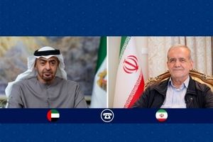 پزشکیان در گفتگو با بن‌زاید:با این رویه منطقه آرامش نمی‌بیند
