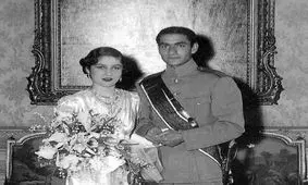 ازدواج اشرافی محمدرضا شاه پهلوی و فوزیه در کاخ عابدین مصر/ کارت عروسی