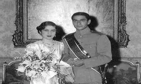 ازدواج اشرافی محمدرضا شاه پهلوی و فوزیه در کاخ عابدین مصر/ کارت عروسی