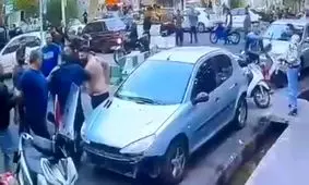 قرار دعوا در مجیدیه، اراذل و اوباش دستگیر شدند/ ویدئو 