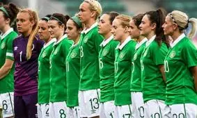 اقدام بازیکنان تیم ملی فوتبال زنان ایرلند هنگام پخش سرود اسرائیل/ عکس

