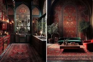 یکی از زیباترین خروجی های هوش مصنوعی به خاطر فرش ایرانی
