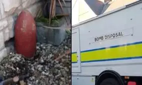 بمب تزئینی ۱۰۰ ساله، واقعی از آب درآمد