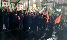 طوفان حضور مردم گیلان در حمایت از وعده صادق ۴ /ویدئو