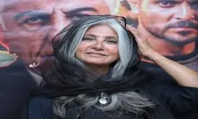 استایل باشکوه رویا جاویدنیا ملکه 60 ساله سینما در مراسم اکران سریال «بی‌عاطفه» 