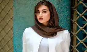سفر در زمان؛ «مه‌لقا می‌نوش» در کنار «بهنام تشکر» در پشت‌صحنه سریال «نیکان» 