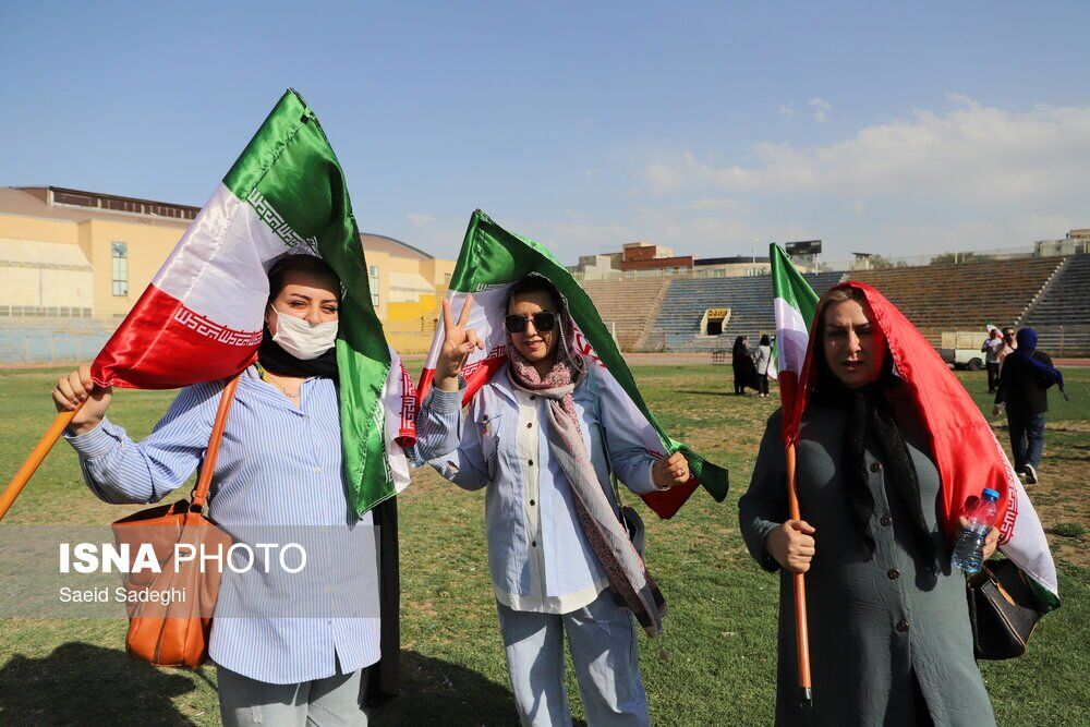 تصاویر: برگزاری آیین شکرگزاری حماسه حضور در تبریز