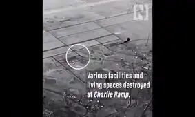 گزارش تصویری نیویورک تایمز ⁦  از میزان خسارات وارده به ۱۷ پایگاه نظامی ایالات متحده