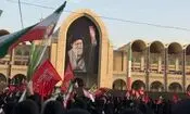 حال و هوای محل استقرار خبرنگاران در مصلی تهران برای پوشش مراسم وداع با رهبر شهید

