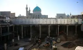 صحن جمهوری حرم مطهر رضوی مسقف می‌شود