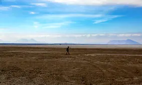 بازگشت خشکی به دریاچه ارومیه/عکس