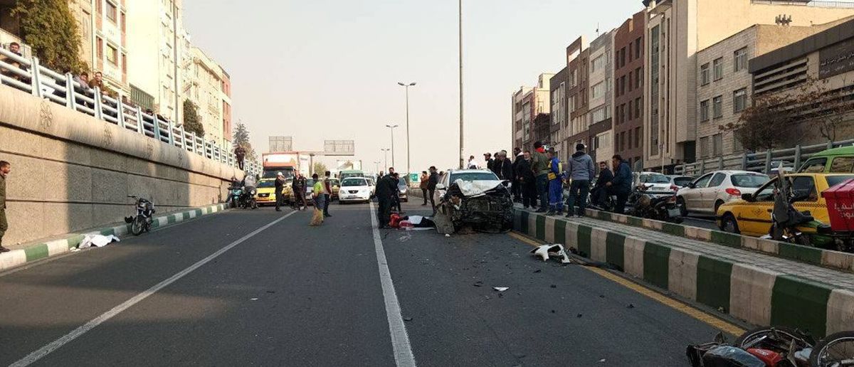 تلخ ترین تصادف در تهران/ مرگ آنی دلارام ۹ ساله و پدرش جلوی چشمان دختر ۷ ساله