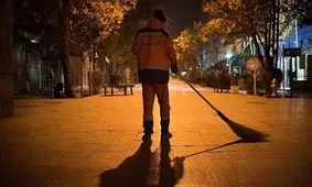 مرگ یک رفتگر بر اثر حادثه تصادف