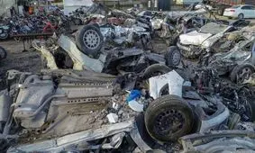 گورستان خودروهای نابود شده در زلزله ترکیه