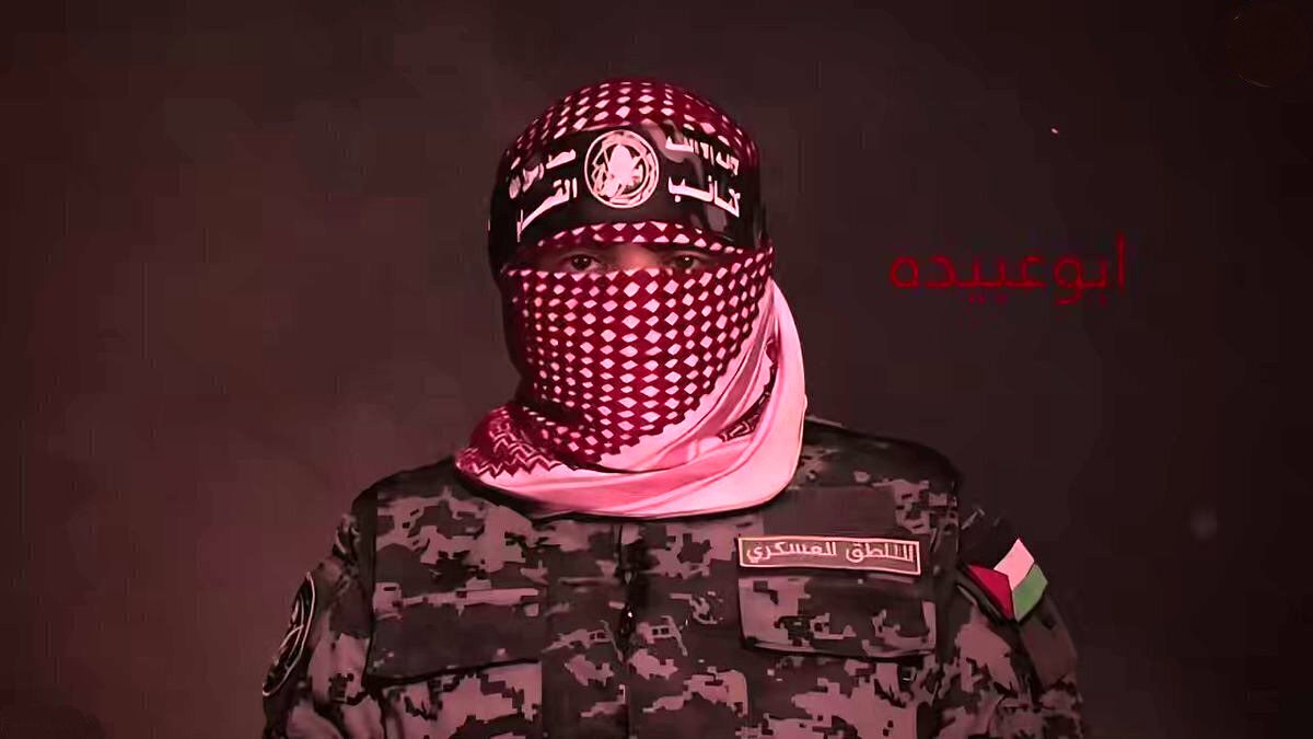 هویت سخنگوی حماس از پشت چفیه و نقاب افشا شد/ ویدئو