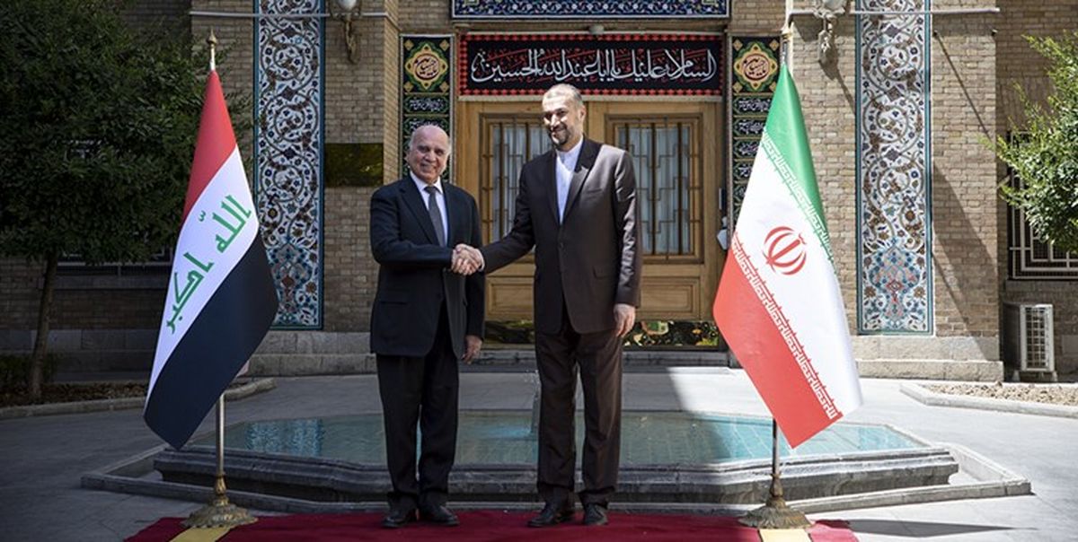وزیر خارجه عراق: اجازه تهدید ایران از خاک عراق را نمی‌دهیم/ تاکید امیرعبداللهیان بر اهمیت ثبات، آرامش و حفظ وحدت ملی در عراق

