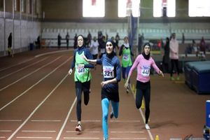 پایان مسابقات دوومیدانی داخل سالن بانوان با قهرمانی پلیمر خلیج فارس