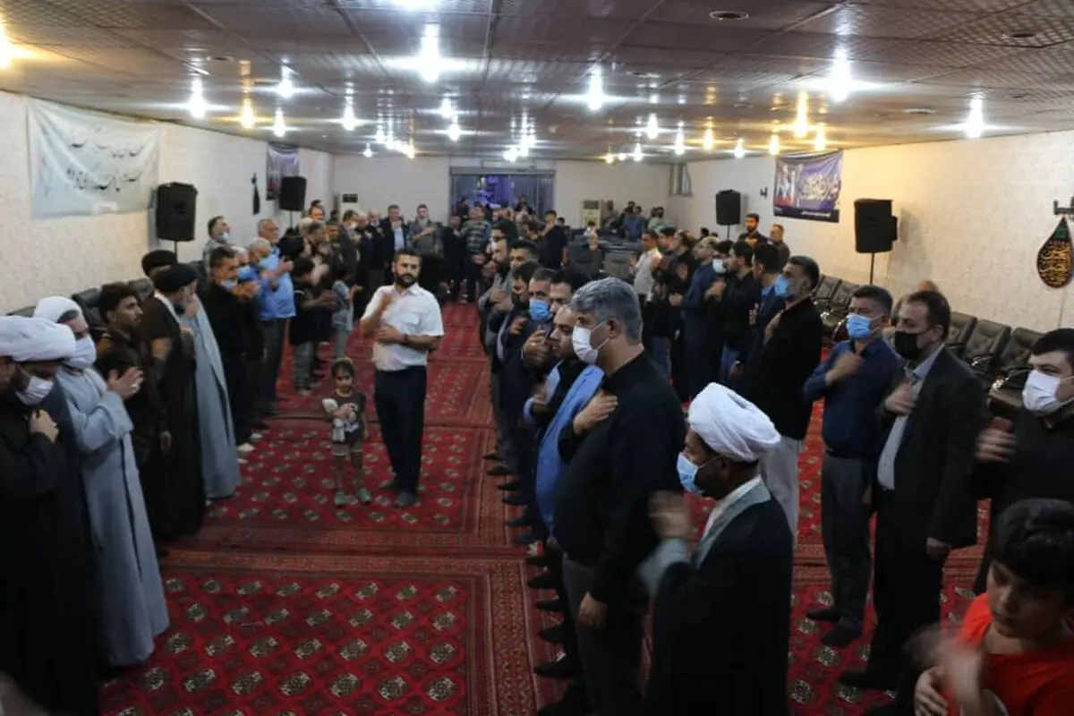 هشتمین شب آیین سوگواری حسینی در هیئت عزاداران بختیاری اهواز/ عکس


