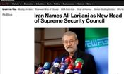 واکنش رسانه آمریکایی به انتصاب علی لاریجانی در شعام