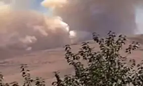 آتش‌سوزی گسترده در کوه آبیدر سنندج