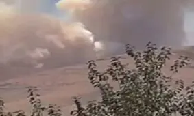 آتش‌سوزی گسترده در کوه آبیدر سنندج