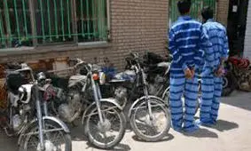 سارق موتورسیکلت‌های کیانپارس اهواز دستگیر شد