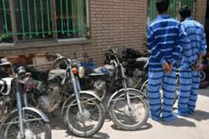 سارق موتورسیکلت‌های کیانپارس اهواز دستگیر شد