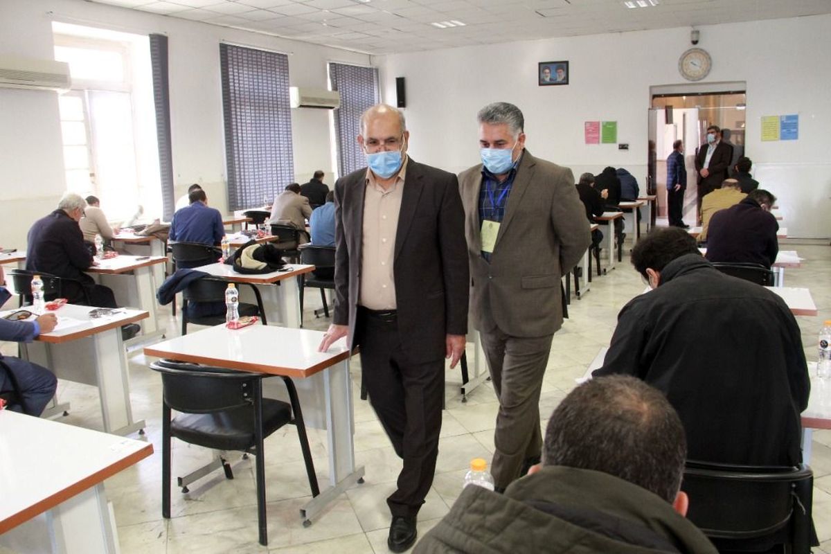 بازدید رئیس سازمان سنجش از برگزاری آزمون دکتری در مجموعههای آموزشی ارتش