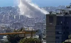 حمله هوایی اسرائیل به ضاحیه بیروت/ هدف این حمله یک مسئول ارشد حزب الله بوده است/ ویدئو

