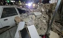 ریزش ساختمان در یافت آباد؛ نجات زنده ۴ نفر از زیر آوار