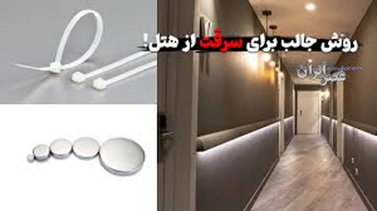 روش جالب برای سرقت از هتل/ ویدئو
